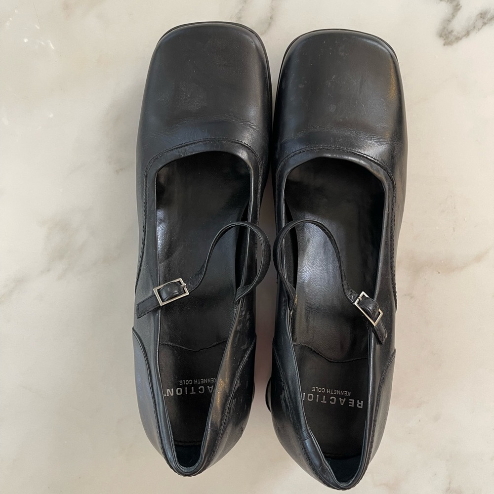 Reaction Kenneth Cole Women’s Black Baby Doll Shoes.  Size 8.5.